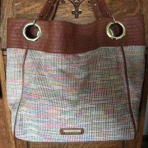 Steve Madden Faux Leather Tote EEUC!